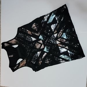 Sequins & Lace Racerback Sz. L